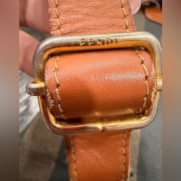 Vintage-Authentic Fendi Backpack -  Pequin pattern from the early to mid 90s - Picture 6 of 14